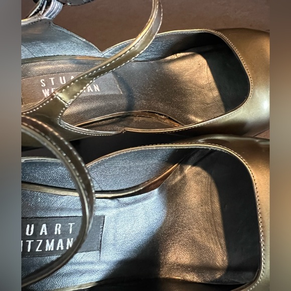 VINTAGE Stuart Weitzman Green Patent Leather Heels - Picture 6 of 9